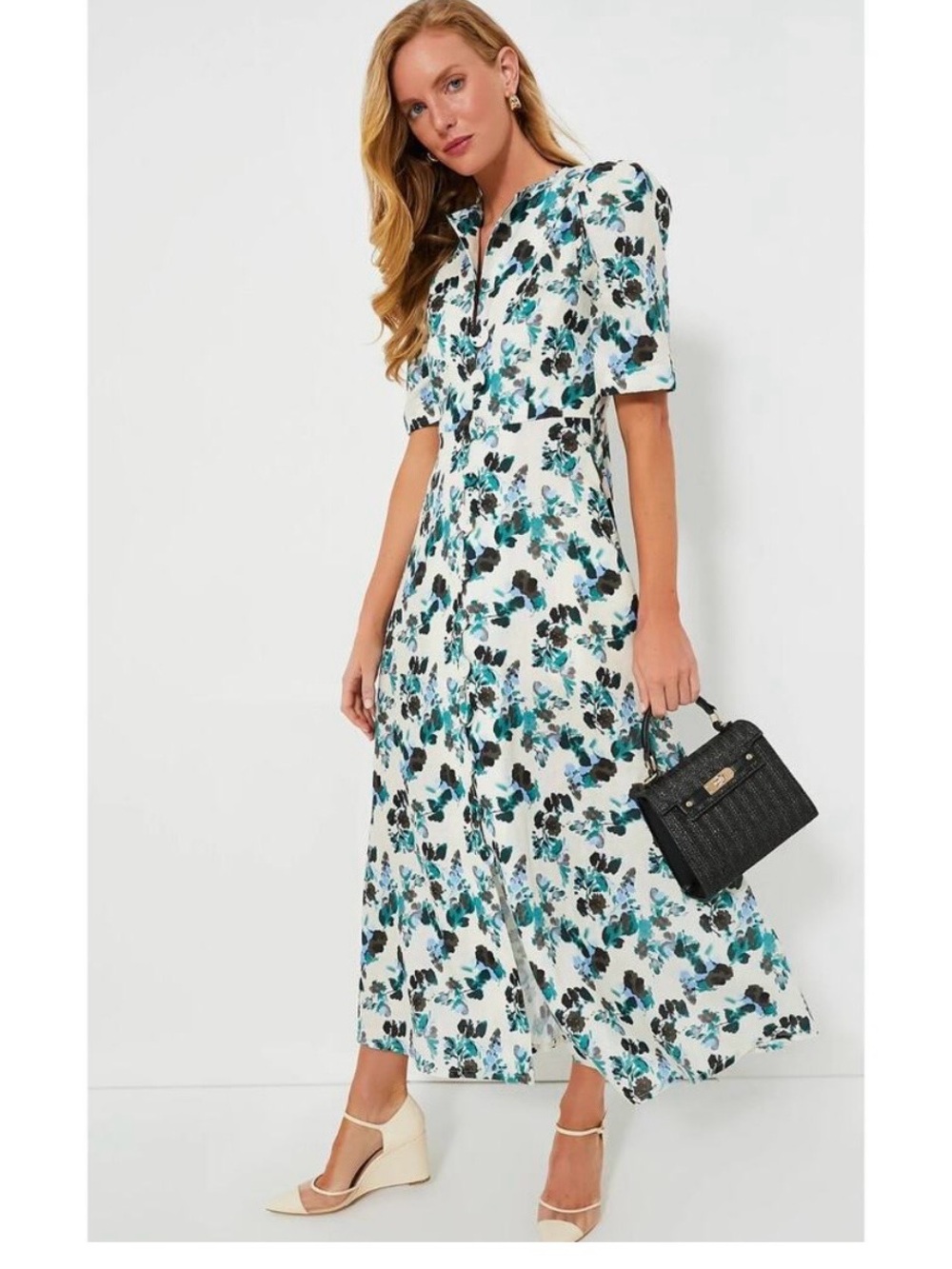 NWT Tuckernuck Hadley Dress in Budding Bluebell print